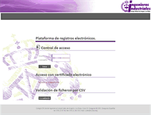 Tablet Screenshot of coiiar.registro.e-visado.net